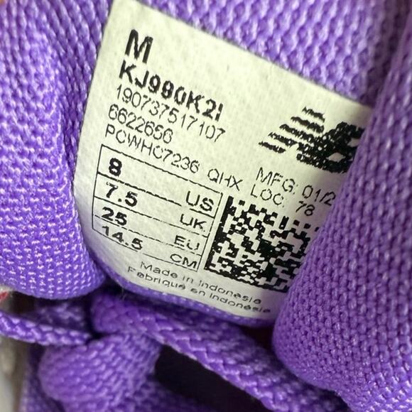 New Balance 990 V4 ‘Multicolor’ Toddler Sneakers- SZ 8 C - Picture 13 of 13